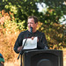 Cheasty, Mountain, Bike, Trail Grand Opening ,Joel DeJong,  Friends  of Cheasty, Greenspace Mt View (Emcee)  giving , details, about, the, new, trails,