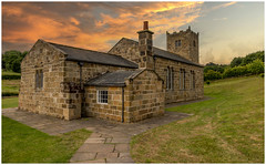 St. Helens, the old Parish church of Eston, North Yorkshie, England.
