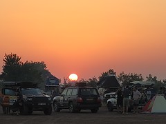 dawn at the camp