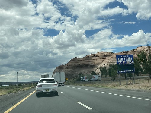 Arizona Welcome Sign - I-40 W