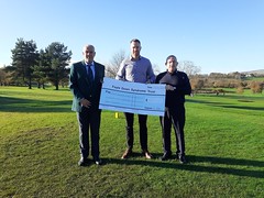 Captains Charity Cheque Presentation
