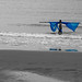 2022 (365 challenge) - Week 46 (Selective colours - Rainbow) - Day 5 (Blue) -  Thai fisherman with blue net