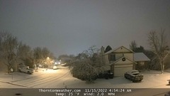 November 15, 2022 - A surprisingly strong bit of overnight snow. (ThorntonWeather.com)