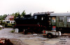 DE-79848 Bonndorf im Schwarzwald Dampflok MF Esslingen 5053/1952 ex Papierfabrik Albbruck mit B3yg-Wagen im August 1984