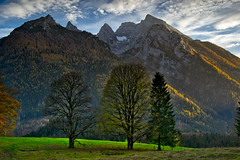 The Hochkalter group in the Berchtesgaden Alps, Bavaria