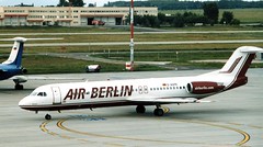 D-AGPK Fokker 100 Air Berlin BUD 220804