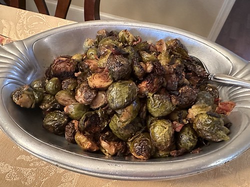 Roasted (and crispy) Brussels Sprouts by Wesley Fryer, on Flickr