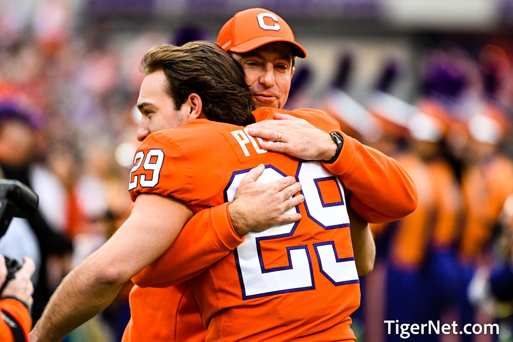 Clemson Football Photo of BT Potter and Dabo Swinney and miami