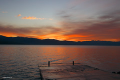 Adriatic sea on sunrise