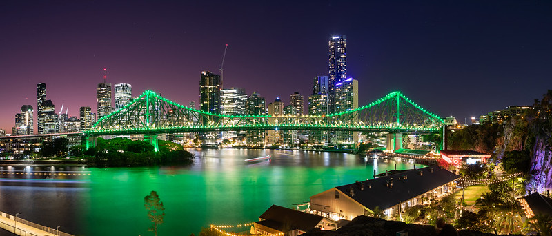 Story Bridge, Brisbane<br/>© <a href="https://flickr.com/people/98292463@N00" target="_blank" rel="nofollow">98292463@N00</a> (<a href="https://flickr.com/photo.gne?id=52541418120" target="_blank" rel="nofollow">Flickr</a>)