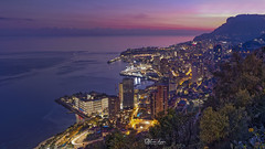 Monaco all lit up at sunset. Explore! ⭐ December 4, 2022