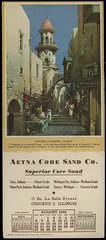 Aetna Core Sand Company of Dune Park, Indiana - Ink Blotter