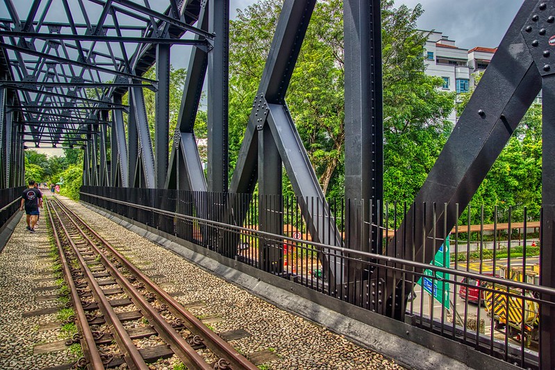 Bukit Timah truss bridge along the rail corridor in Singapore<br/>© <a href="https://flickr.com/people/8136604@N05" target="_blank" rel="nofollow">8136604@N05</a> (<a href="https://flickr.com/photo.gne?id=52552988542" target="_blank" rel="nofollow">Flickr</a>)
