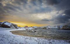 Vinterkväll i skärgården - Winter evening in the archipelago
