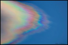 December 10, 2022 - Cool iridescent clouds. (Bill Hutchinson)