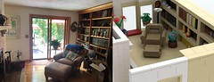 Brick Yourself Set - Lounge Room Before & After 2
