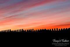 December 18, 2022 - Sunrise at Fort Logan National Cemetery. (Tony's Takes)