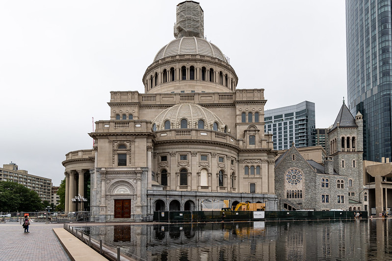 "The First Church of Christ, Scientist", Boston, Massachusetts, United States<br/>© <a href="https://flickr.com/people/32132568@N06" target="_blank" rel="nofollow">32132568@N06</a> (<a href="https://flickr.com/photo.gne?id=52576266074" target="_blank" rel="nofollow">Flickr</a>)