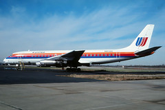 N8030U UNITED DC-8-21 at KCLE