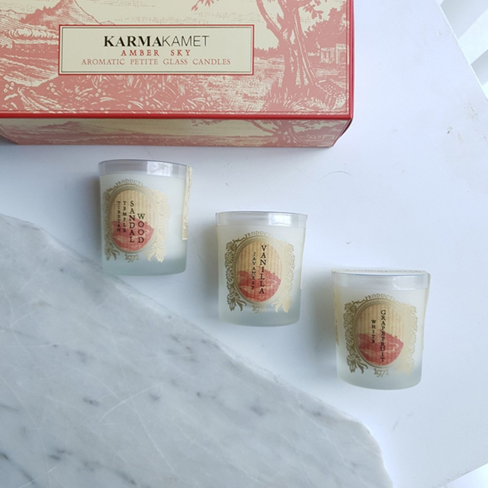 【PChomeThai】Karmakamet香氛蠟燭禮盒-祕密花園（60g_3入）_特價1,121元