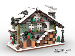 Winter Chalet Mini with FREE Instructions!