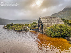 Dove Lake Boatshed, built in the 1940's, Cradle Mountain-Lake St Clair National Park, Tasmania, Australia