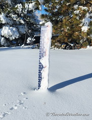 December 29, 2022 - The snow board after the storm. (ThorntonWeather.com)