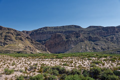 A Distant View of the Boquillas Canyon from an Overlook (Big Bend National Park)