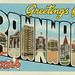 Greetings from Brownwood, Texas - Large Letter Postcard
