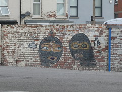 Street Art - Blackpool [Two Faces] 220819