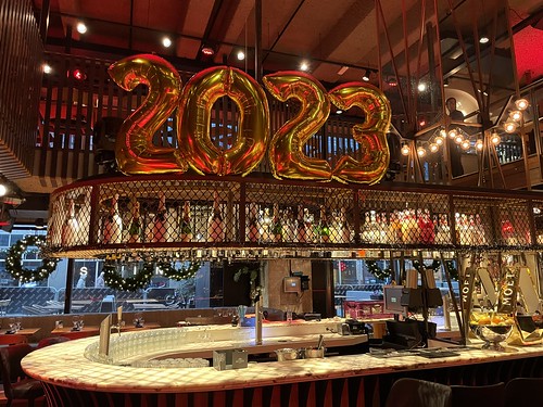 Foilballoon Numbers 2033 Oud en Nieuw Cafe in the City Rotterdam