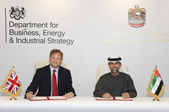 BEIS Secretary Grant Shapps visit to The UAE