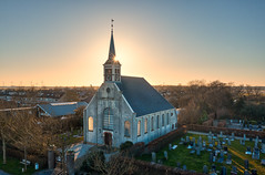Nederlands Hervormde Kerk, village of Sint Maartensbrug, The Netherlands.