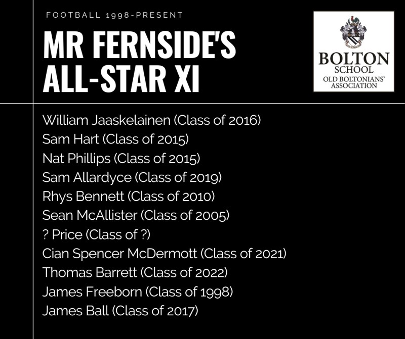 All-Stars - Paul Fernside Football 1998-present - 1