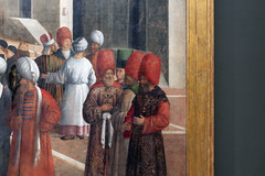 Gentile Bellini (completed by Giovanni Bellini), Saint Mark Preaching in Alexandria