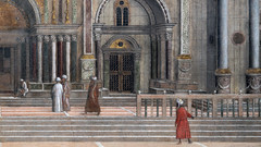 Gentile Bellini (completed by Giovanni Bellini), Saint Mark Preaching in Alexandria