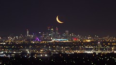 Moonset over the City of light