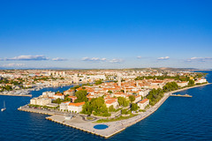 The Greeting to the Sun monument in Zadar, Croatia