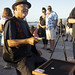 street magician Gary 'Gazzo' Osbourne  -  Mallory Square  Key  West Florida