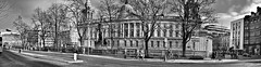 IN EXPLORE 1/02/2023 BELFAST CITY HALL ON 30/01/2023 IN BLACK AND WHITE PANO
