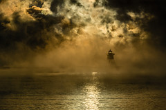 Sea Smoke on Lake Superior