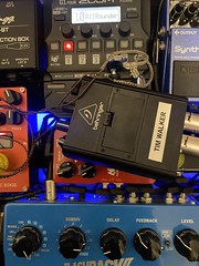 2023 (Day 33 - 2nd Feb): Testing a stereo in-ear monitor setup with my guitar pedalboard