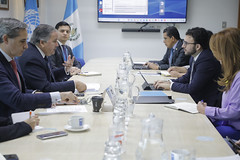 Secretario de SCSPR Kevin López Oliva sostiene reunión con autoridades de ONU by Gobierno de Guatemala