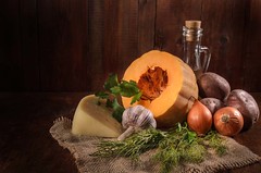 pumpkin and ingredients
