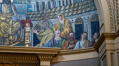 St. Peter and Apostles, Apse mosaic, Santa Pudenziana