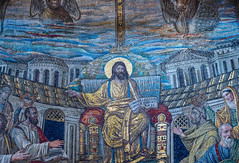 Christ before Golgotha, Apse mosaic, Santa Pudenziana