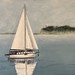 Sailing through Fog 18" x 24" $700