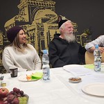 Tu B'Shevat allo ZIH Jewish Historical Institute con il rabbino Itzhak Rapoport, rabbino della comunità di Varsavia