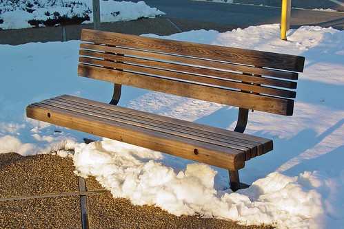 Bench at New Market rest area