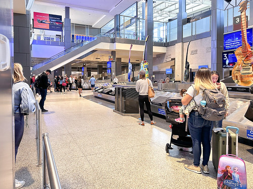 baggage claim at Austin-Bergstrom International Airport (AUS)